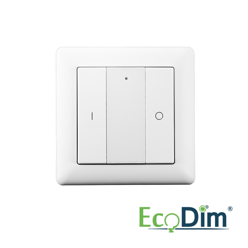EcoDim ED-10010 Draadloze schakelaar Zigbee 1 groep wit