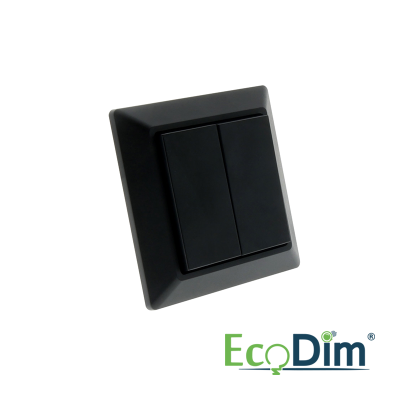EcoDim ED-10043 Draadloze schakelaar Zigbee zwart (Friends of Philips Hue)