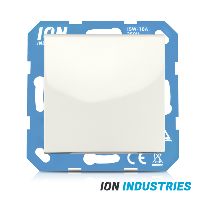 ION INDUSTRIES | Wandcontactdoos RA met Klapdeksel IP44 E1 Alpin Wit