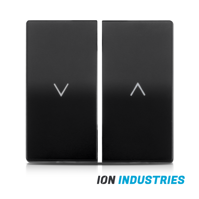 ION INDUSTRIES | Bedieningswip Jaloezieschakelaar V1/J1 Mat Zwart