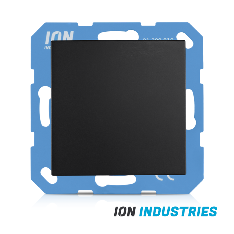 ION INDUSTRIES | Blindplaat E1 Mat Zwart