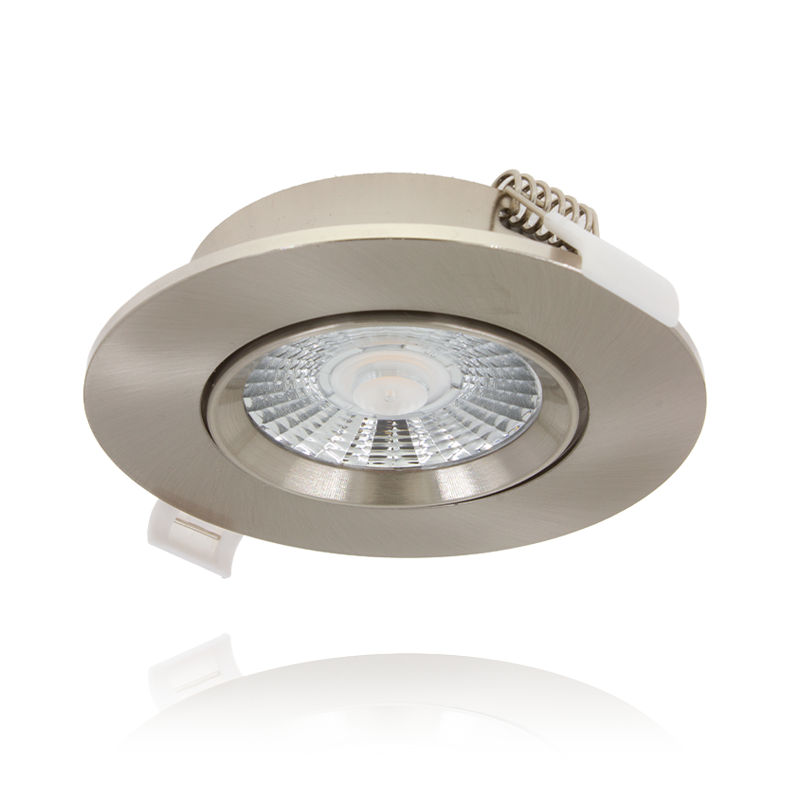 LED INBOUWSPOT HYDRA SLIM-FIT 6W DIM ZILVER - 3000K