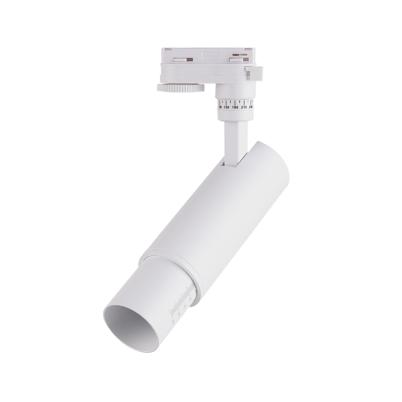 3-FASE RAILSPOT RHEA 10°-60° 30W WIT WHITE SWITCH