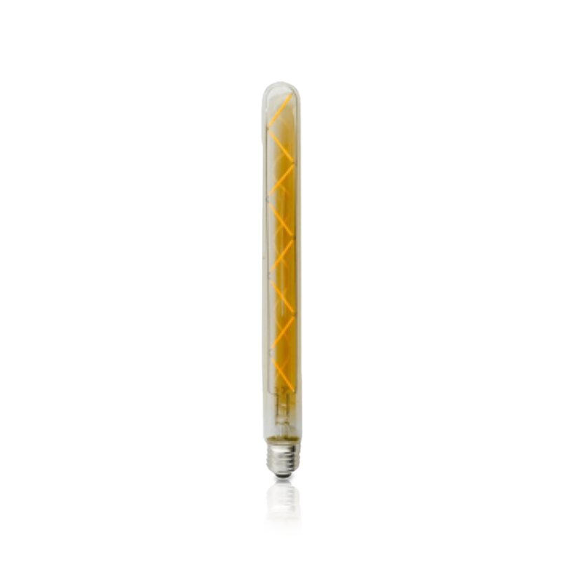 LED FILAMENT E27 TUBE 300mm DIMBAAR AMBER 4W - 2400K