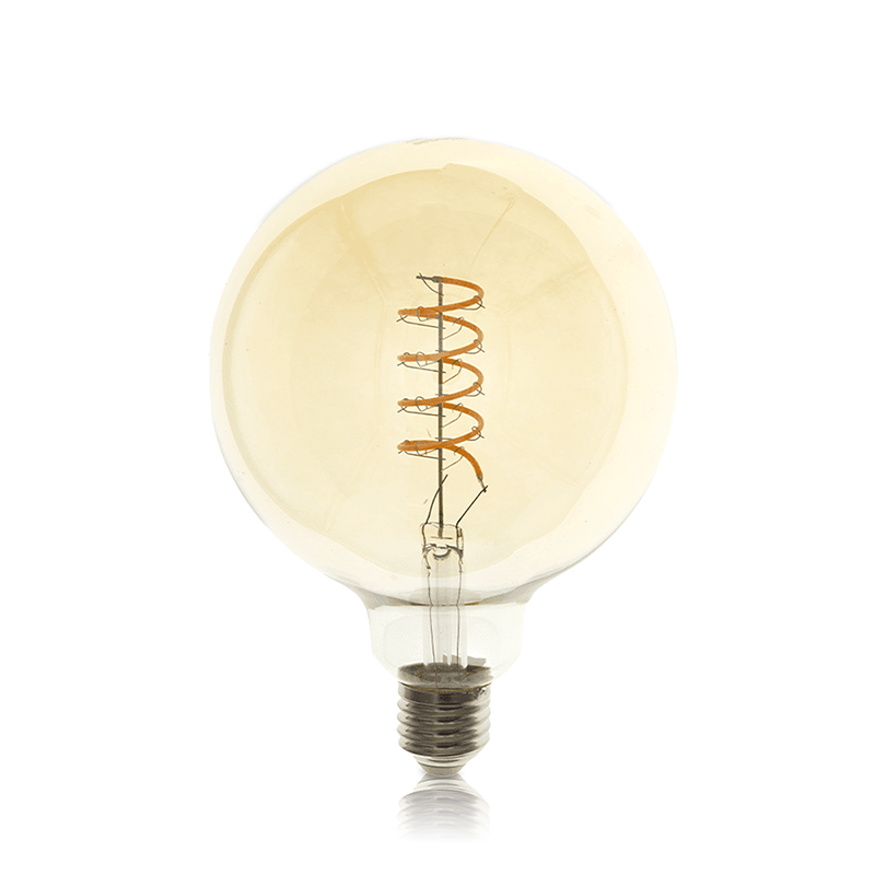 LED FILAMENT E27 GLOBE S DIMBAAR AMBER 4W - 2400K