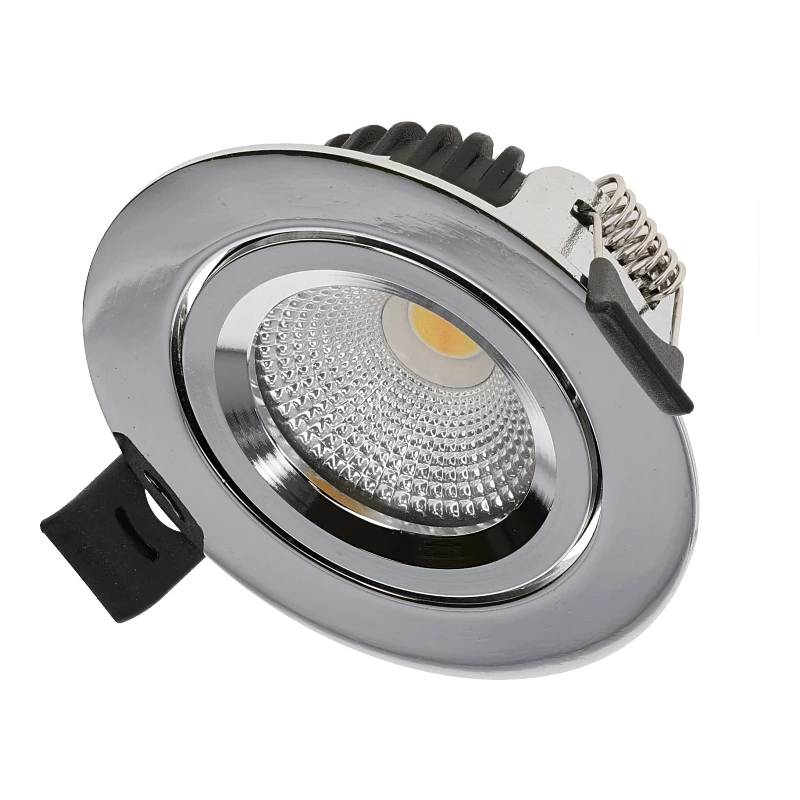 LED INBOUWSPOT VARDA SLIM-FIT 5W DIM CHROOM - 2700K