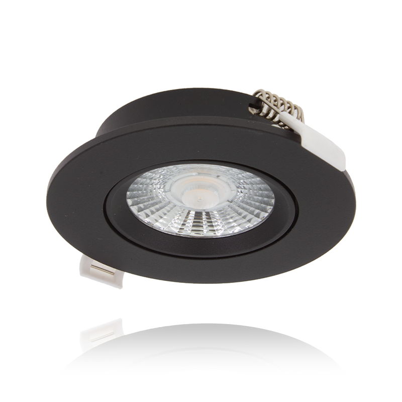 LED INBOUWSPOT HYDRA SLIM-FIT 6W DIM2WARM ZWART