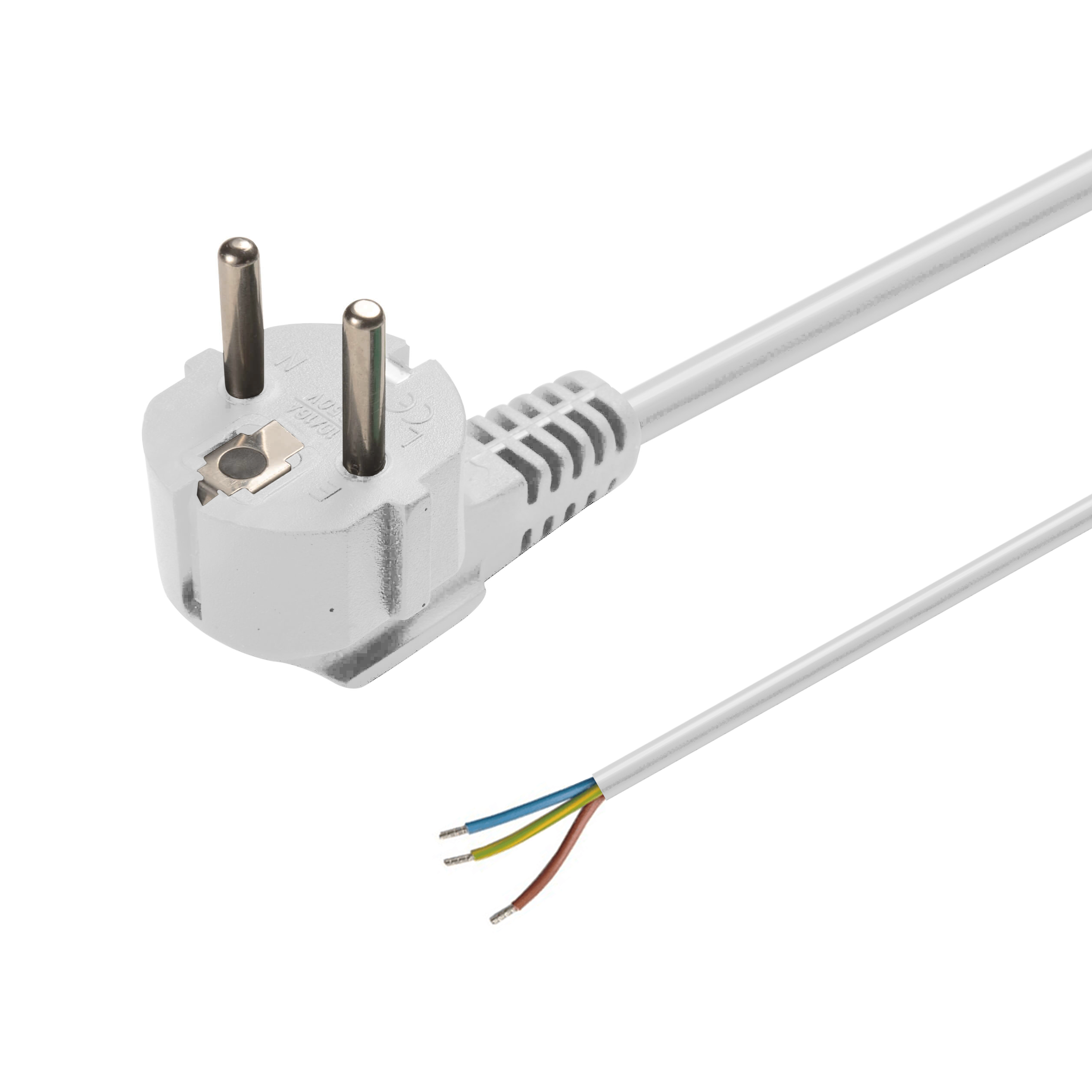 AANSLUITSNOER 5M EURO 3 X 0.75MM² WIT