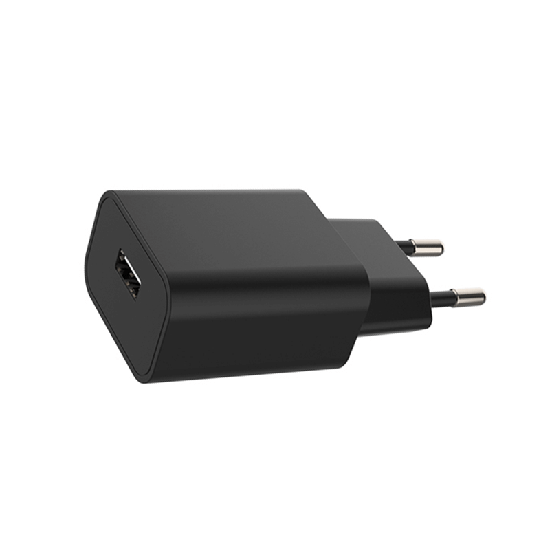 USB-A OPLADER ZWART 5V 2A
