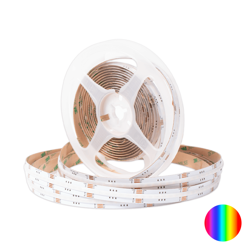 COB ledstrip 24V IP65 5m 14w/m RGB
