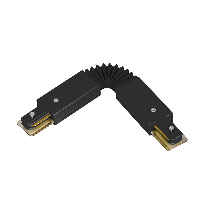 1-FASE RAIL flexible connector zwart