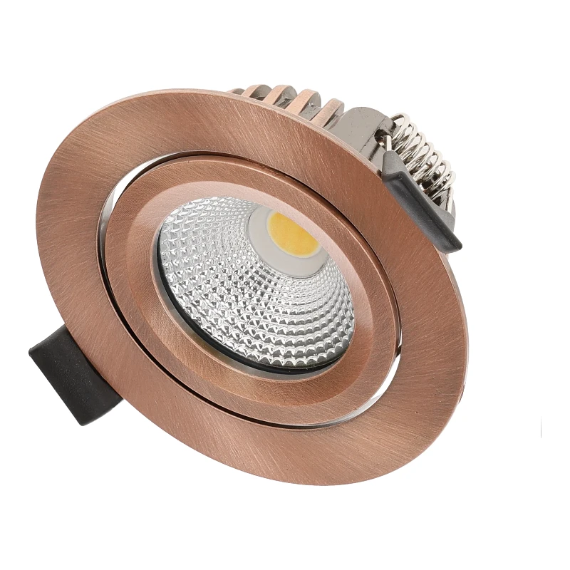 LED INBOUWSPOT | VARDA | SLIM-FIT | 5W | DIM | KOPER - 2700K