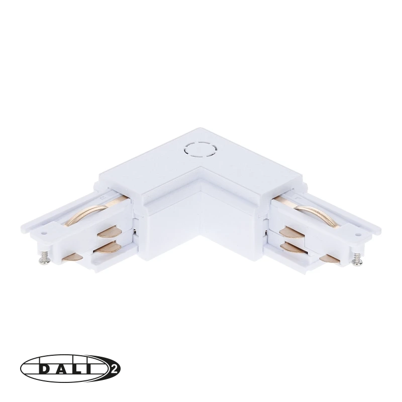 DALI 3-FASE RAIL | L-VORM CONNECTOR | OUTSIDE | WIT