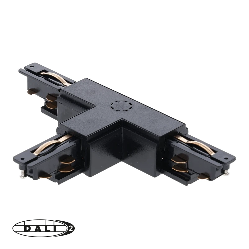 DALI 3-FASE RAIL | T-VORM CONNECTOR | LEFT-2 | ZWART