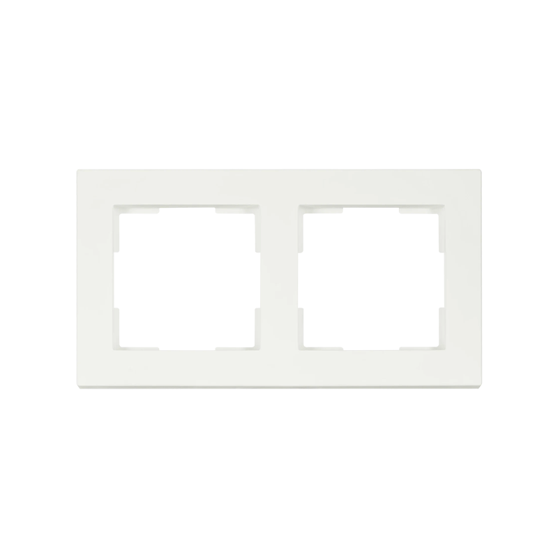 ION Industries | Afdekraam 2-voudig V1 Mat Alpin Wit