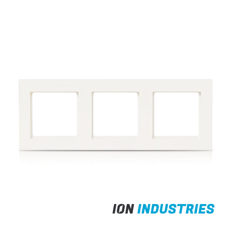 ION INDUSTRIES | Afdekraam 3-voudig V1 Alpin Wit