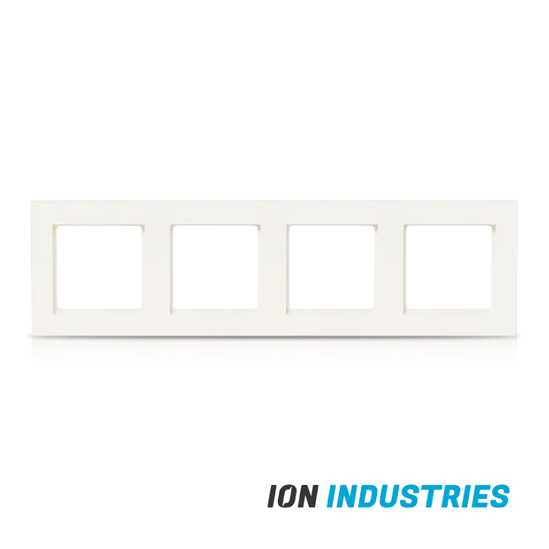 ION INDUSTRIES | Afdekraam 4-voudig V1 Alpin Wit