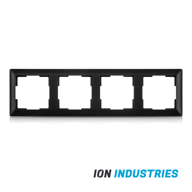 ION INDUSTRIES | Afdekraam 4-voudig J1 Mat Zwart