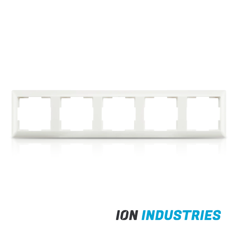 ION INDUSTRIES | Afdekraam 5-voudig J1 Alpin Wit