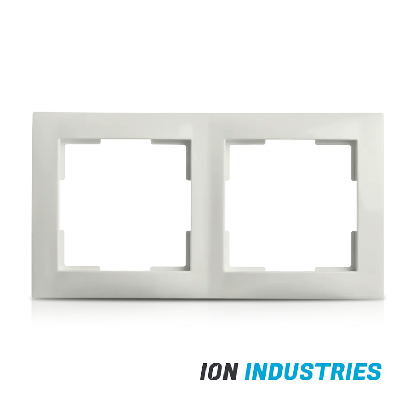 ION INDUSTRIES | Afdekraam 2-voudig E1 Alpin Wit