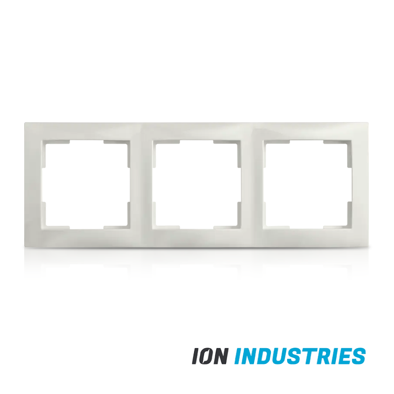 ION INDUSTRIES | Afdekraam 3-voudig E1 Alpin Wit