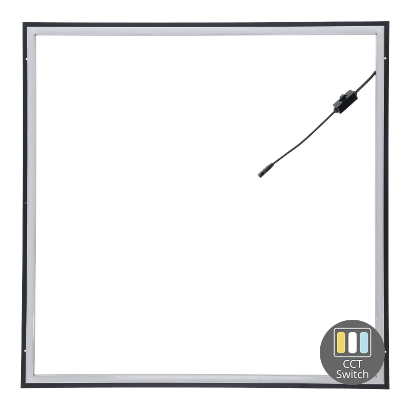 LED FRAME PANEEL | EDGE LIT | 60×60 | 32W | UGR<23 | ZWART | CCT SWITCH