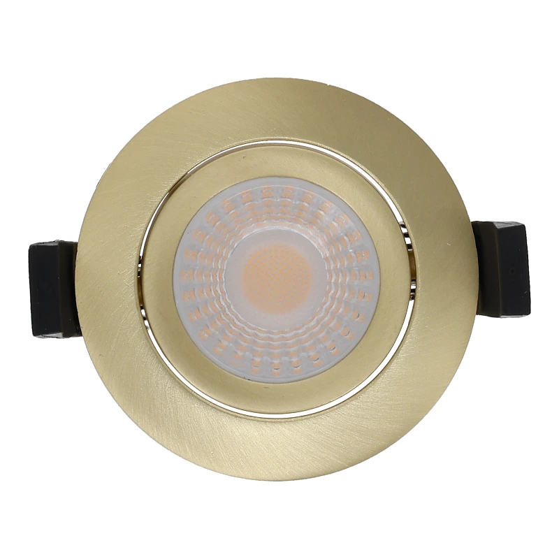 LED INBOUWSPOT | MIRAN | SLIM-FIT | 5W/7W | DIM TO WARM + CCT-SWITCH | BRASS