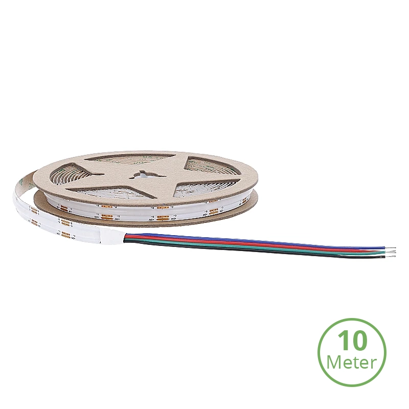 COB LEDSTRIP | 24V | IP65 | 10M | 5-25W/M | RGB