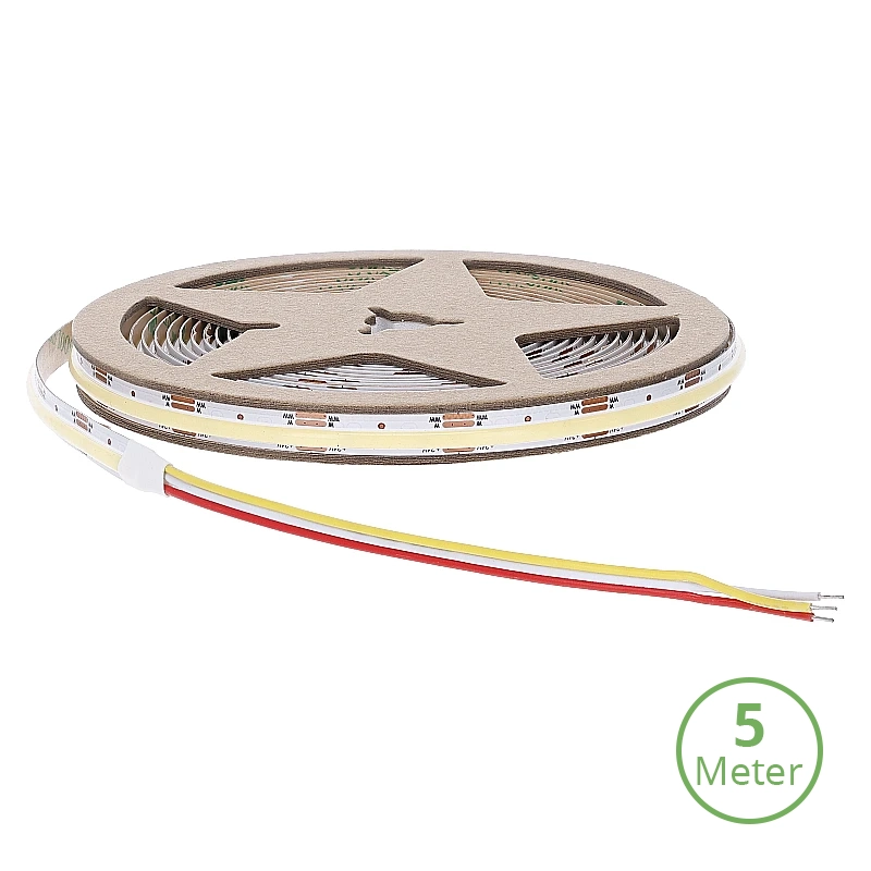 COB LEDSTRIP | 24V | IP65 | 5M | 5-25W/M | CCT