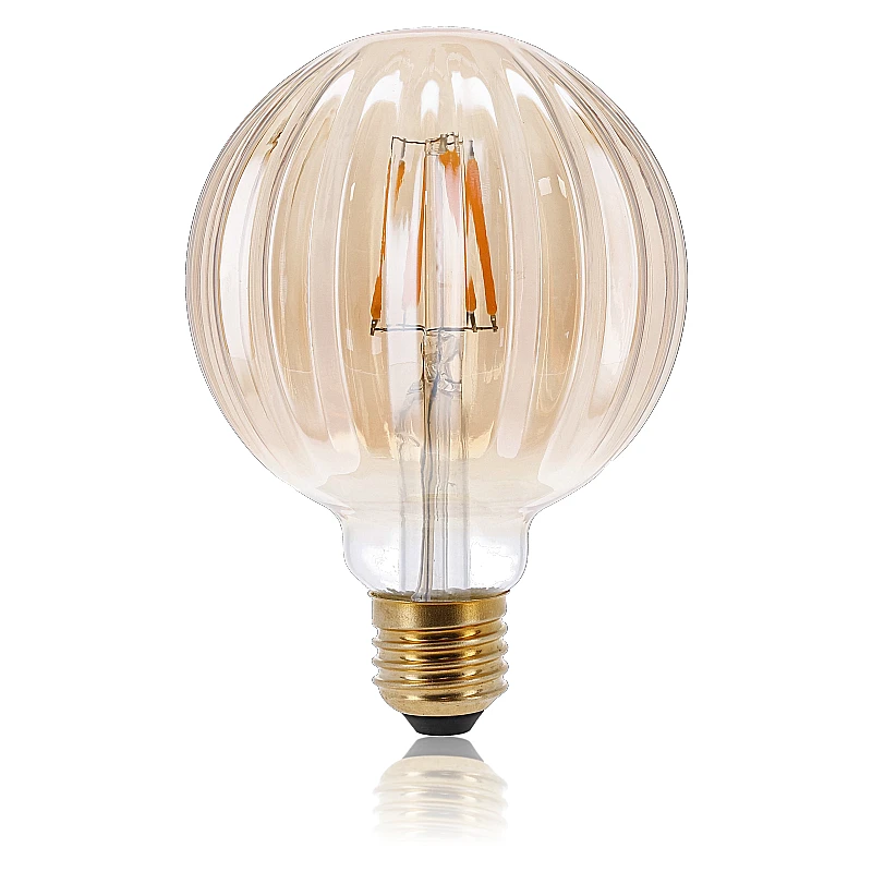 LED FILAMENT | E27 | GLOBE M | DIMBAAR | AMBER | 5W