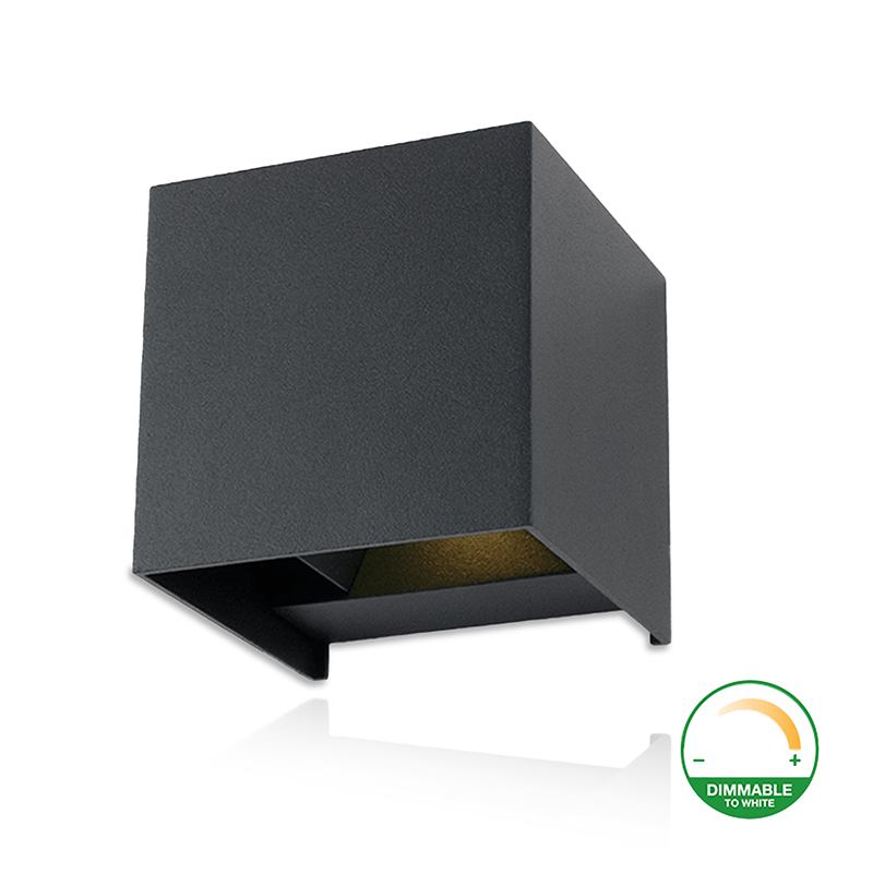 LED CUBE 2x3W DIM TO WARM GRIJS