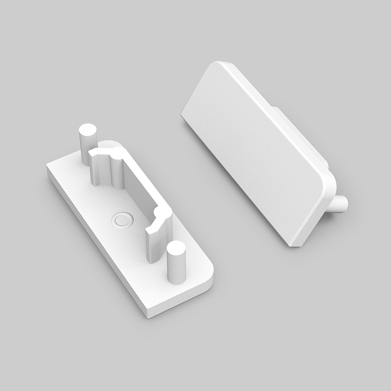 END CAP ZONDER KABELOPENING SURFACE 14MM (1 zakje a 20 stuks)