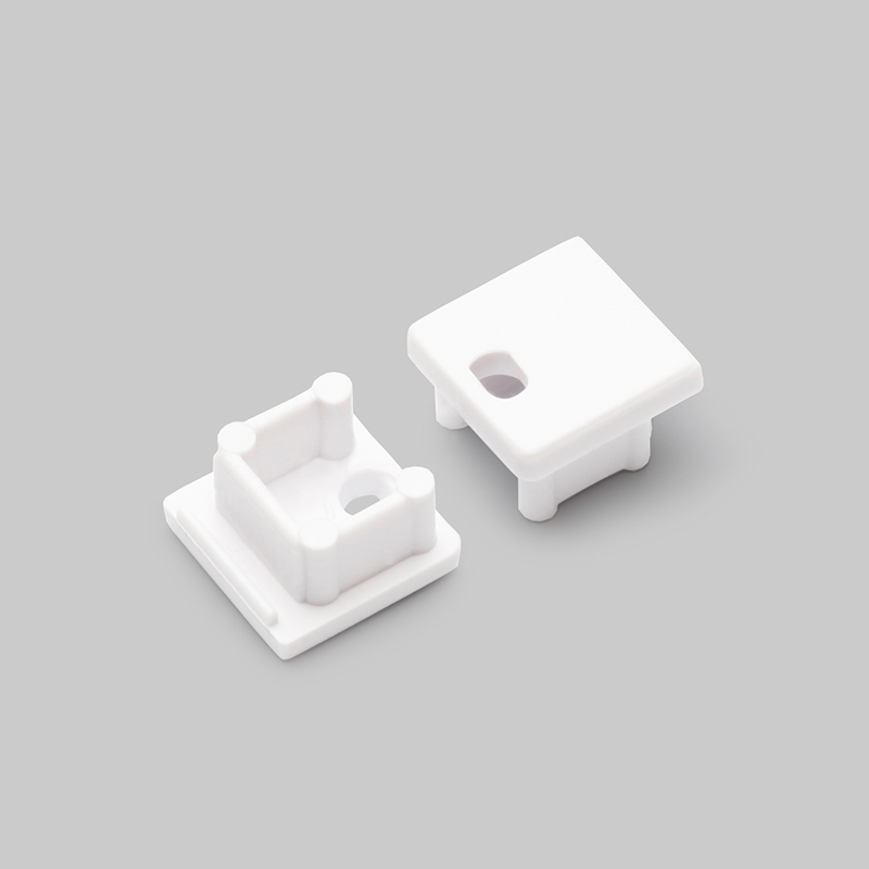 END CAP MET KABELOPENING WIT SMART 10MM (1 zakje a 20 stuks)