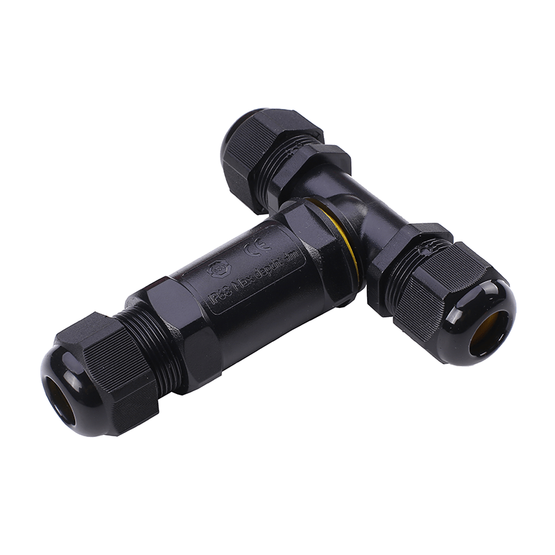 5 PIN WATERPROOF T-CONNECTOR IP68 4-8MM