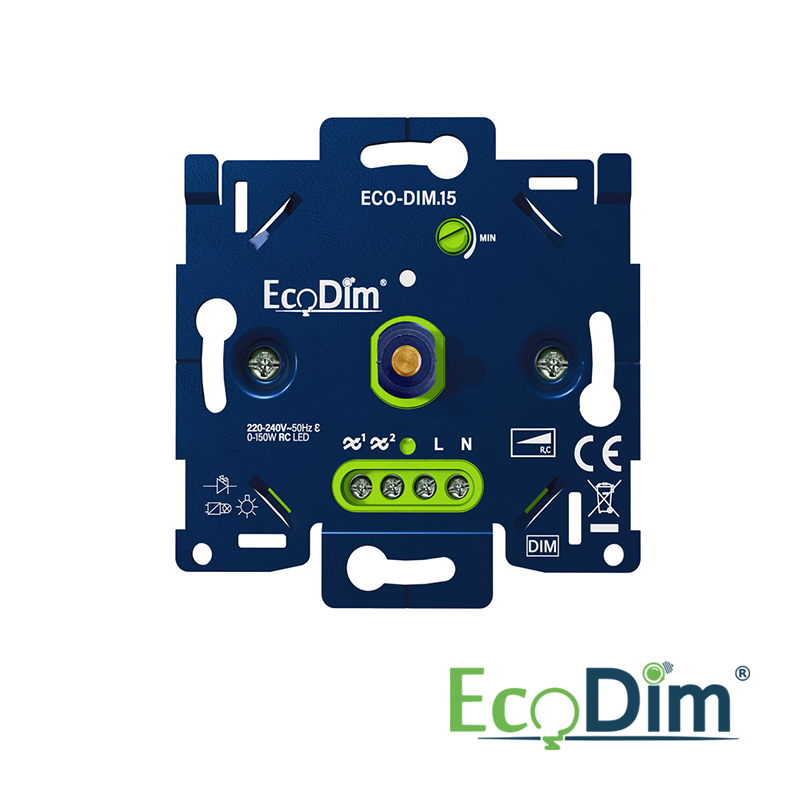 EcoDim ECO-DIM.15 Led dimmer universeel 0-150W (RC)