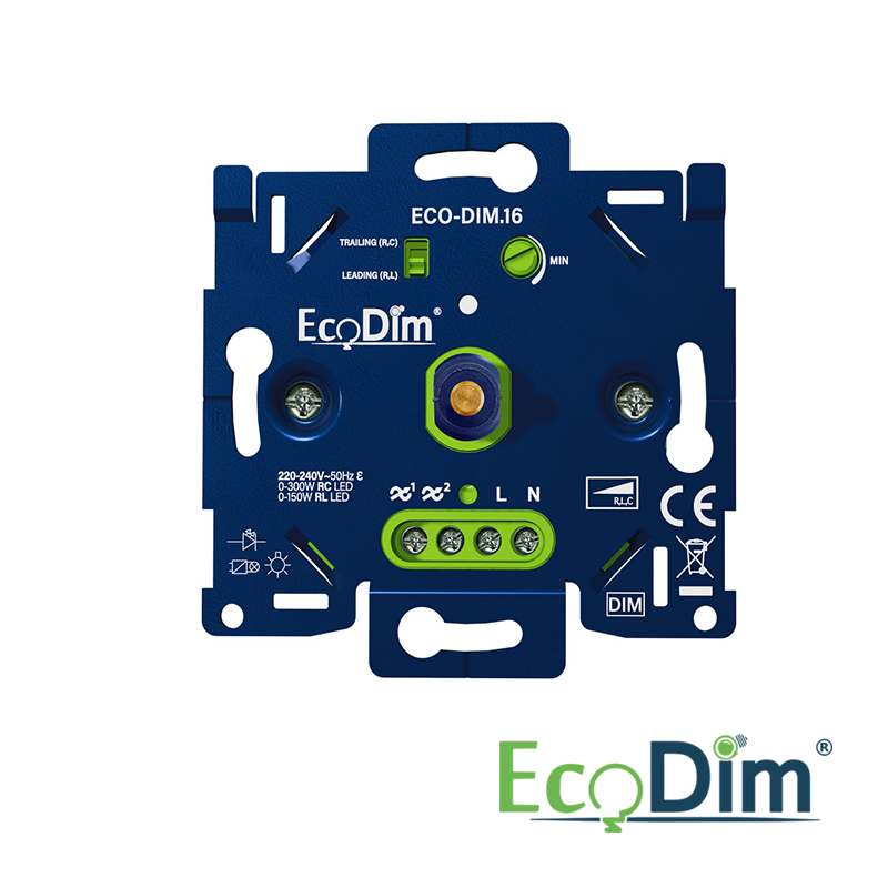 EcoDim ECO-DIM.16 Led dimmer universeel 0-300W (RLC)