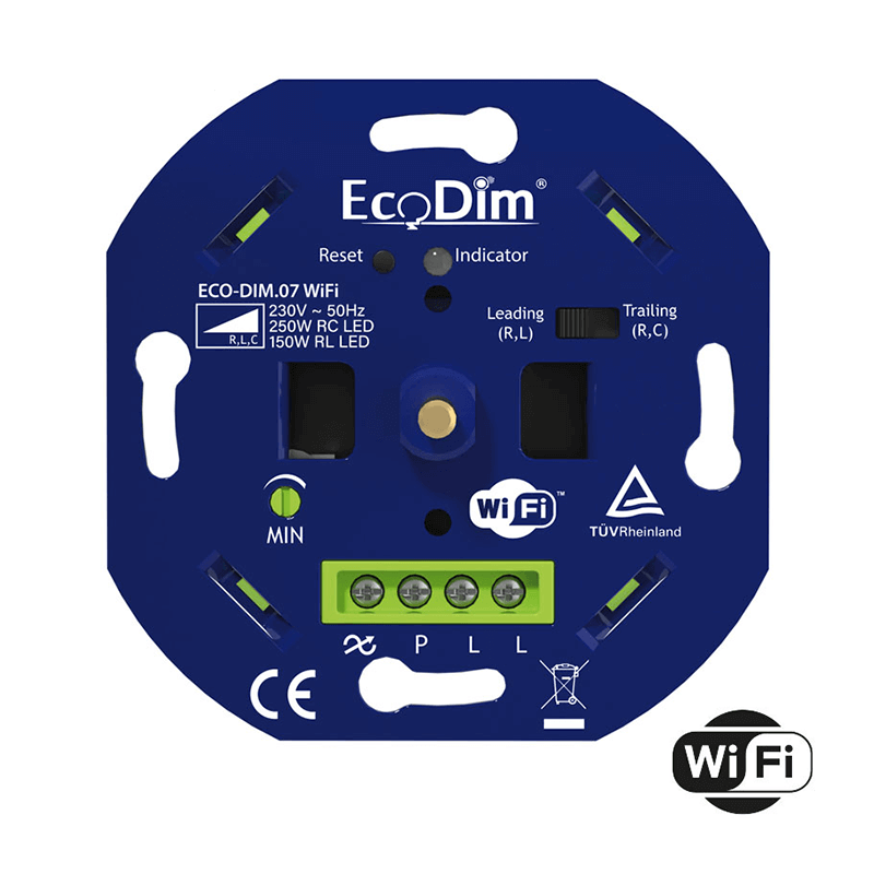 Led dimmer WiFi druk/draai 250W (RLC)