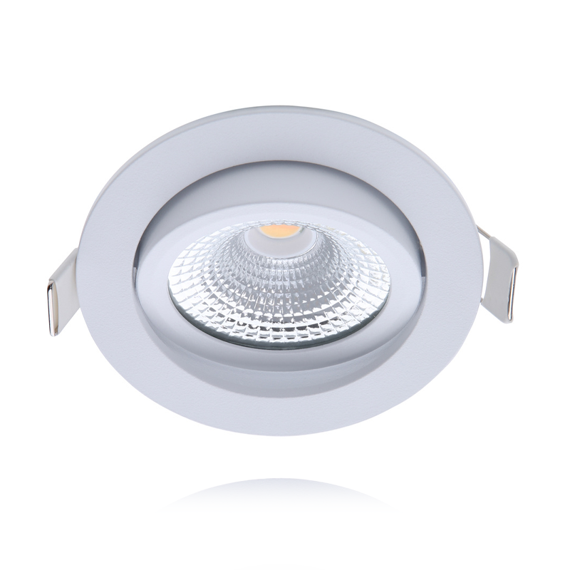 EcoDim ED-10022 Led inbouwspot kleine inbouwdiepte IP54 dim to warm, rond, wit, 75mm