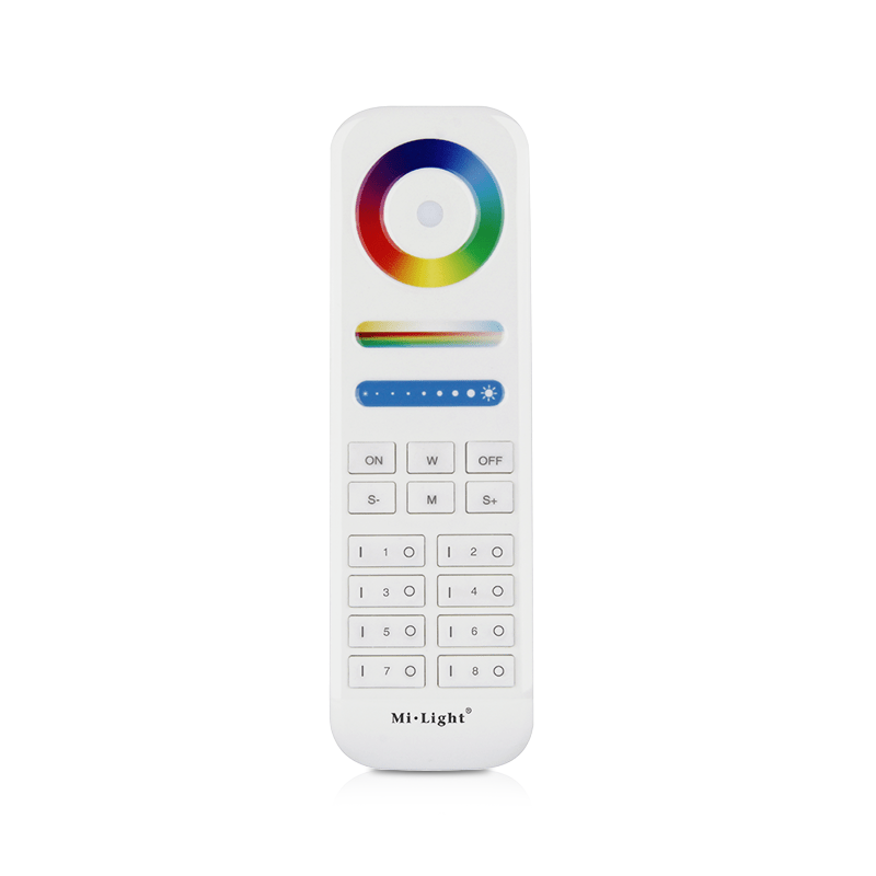 MI-LIGHT AFSTANDSBEDIENING 8 GROEPEN RGB+CCT