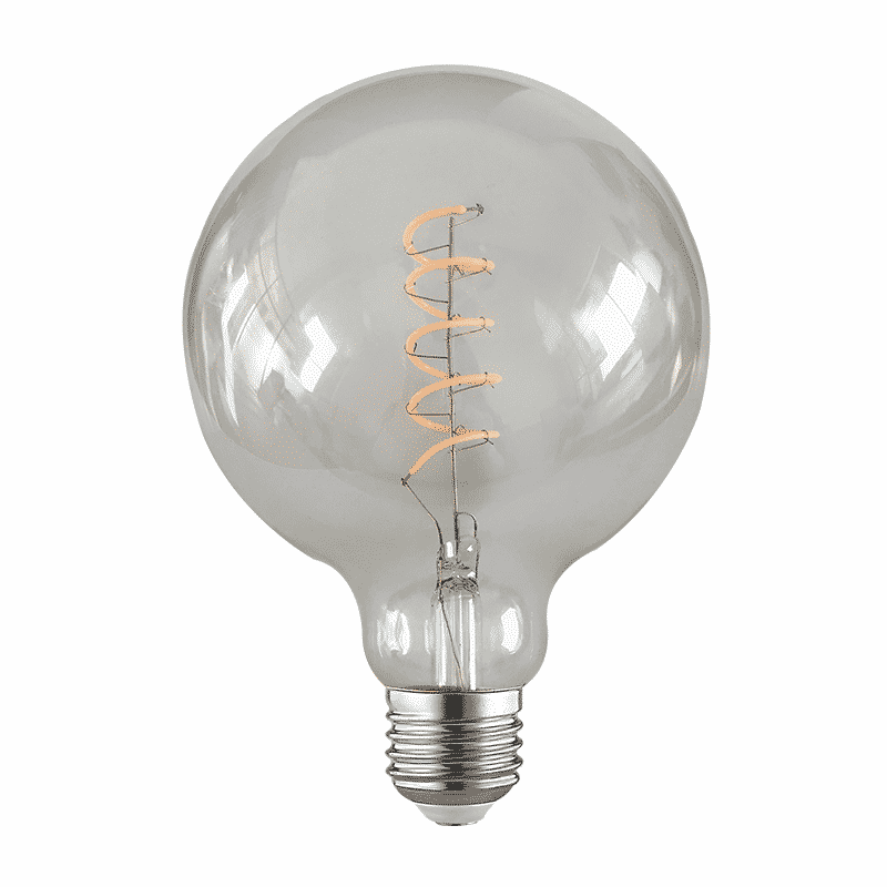 LED FILAMENT E27 GLOBE M DIMBAAR CLEAR 4W - 2200K | Warm white