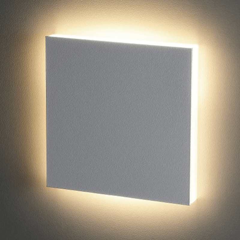 Opzetstuk Wit vierkant t.b.v. inbouw nachtlamp