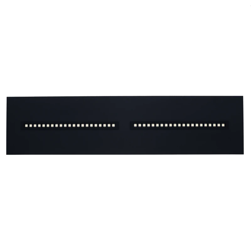 LED LOUVRE PANEEL | KASTRA | 120X30CM | 36W | CCT-SWITCH | ZWART