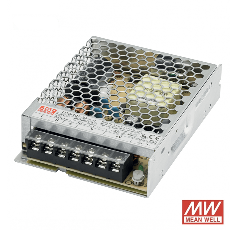24V MEANWELL DRIVER IP22 100W