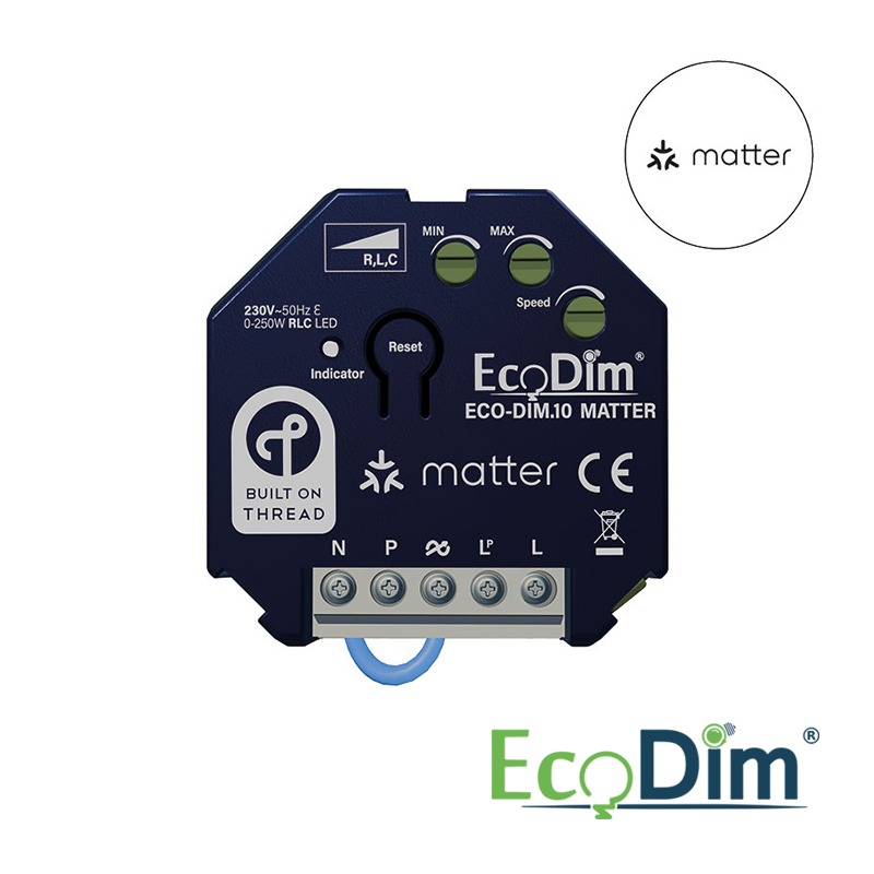 EcoDim ECO-DIM.10 Matter led dimmer module 250W
