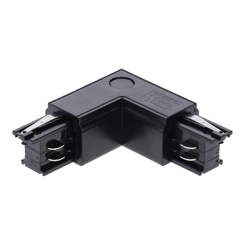 L-VORM CONNECTOR OUTSIDE Black