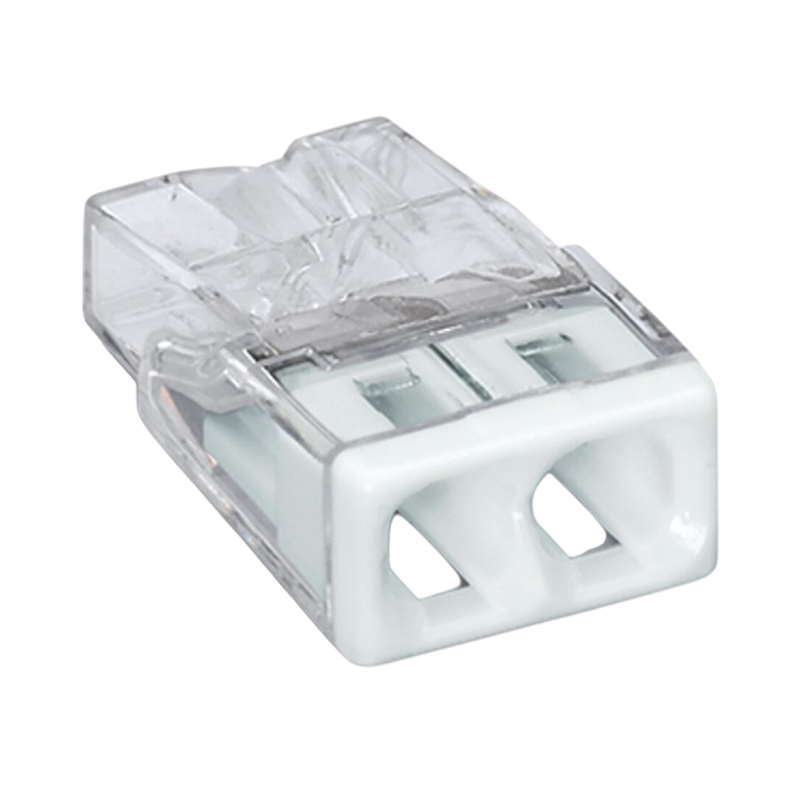WAGO LASKLEM | 2 DRADEN | 0.2-2.5MM² | PER 100 STUKS